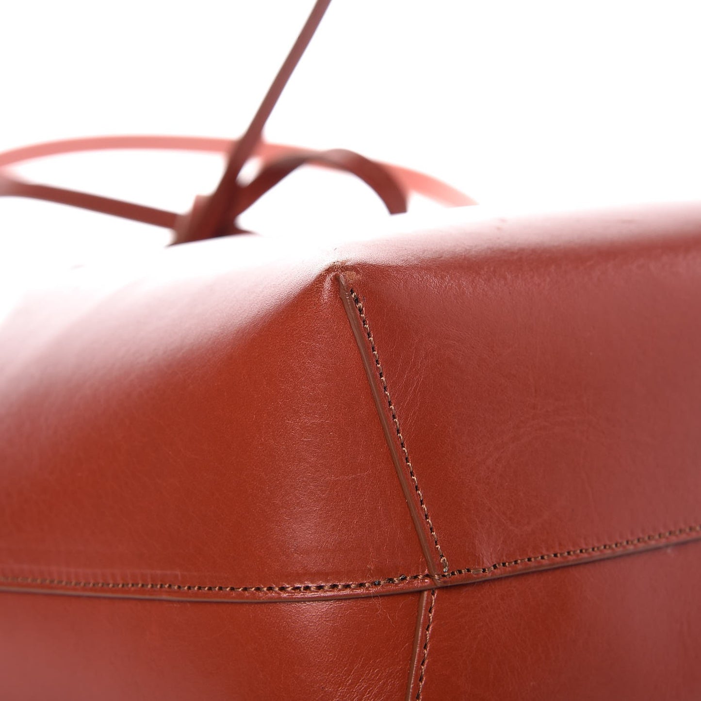 Calfskin Mini Bucket Bag Saddle
