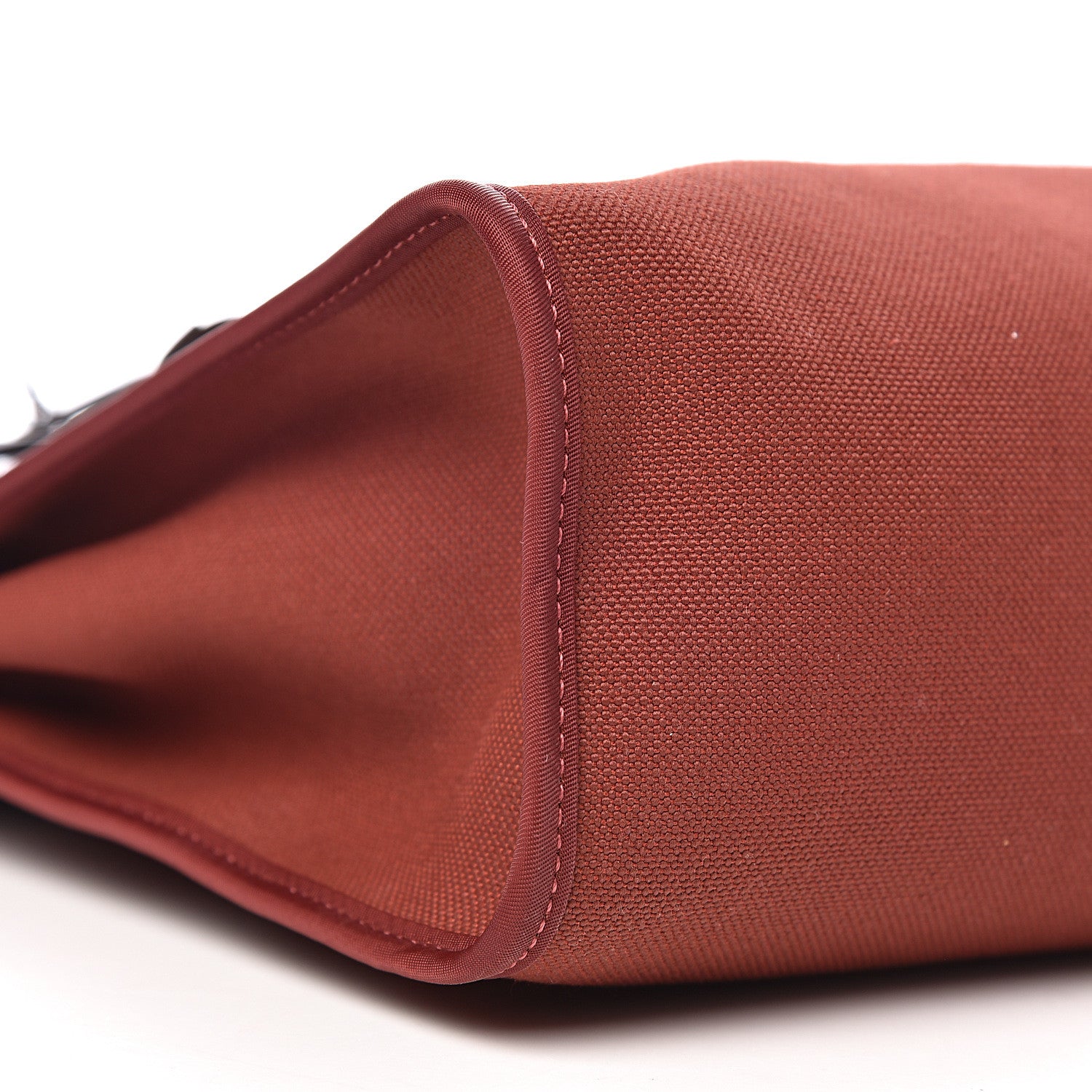 Hermes Vache Hunter Toile Herbag Zip 31 PM Rouge H Ebene 7 of 10
