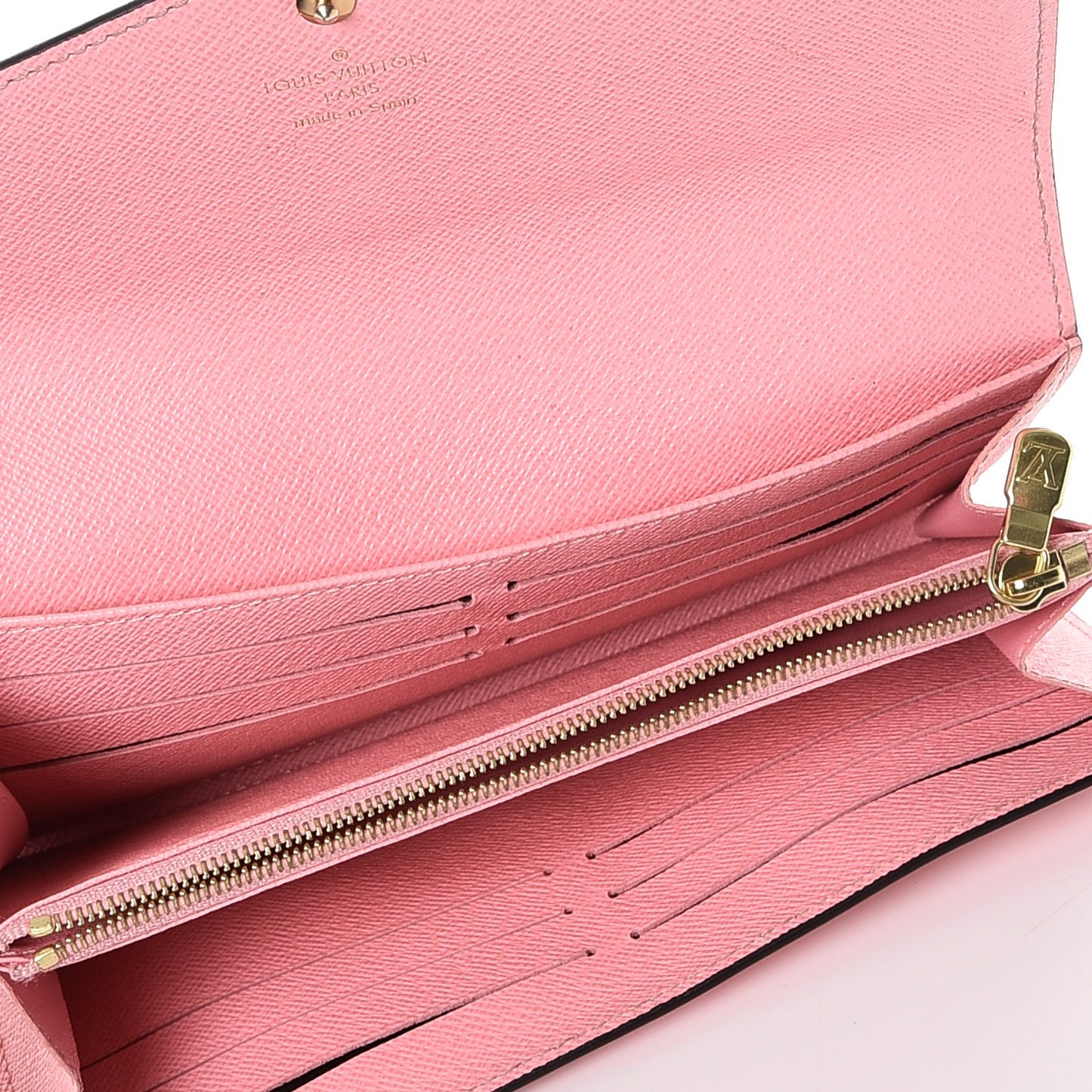 Monogram Jungle Dots Sarah Wallet Sugar Pink Poppy