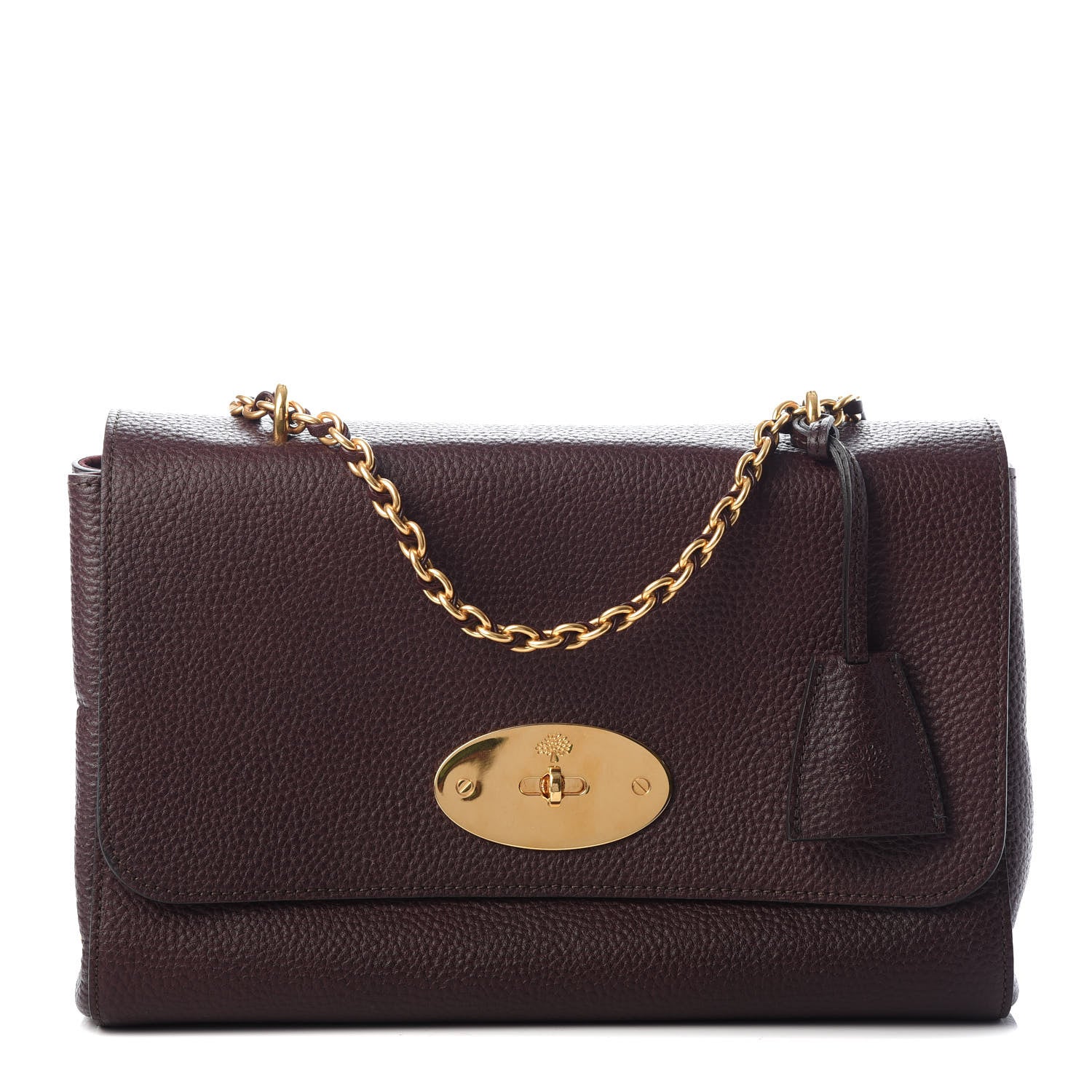 Mulberry Glossy Goatskin Medium Lily Oxblood 1 of 9