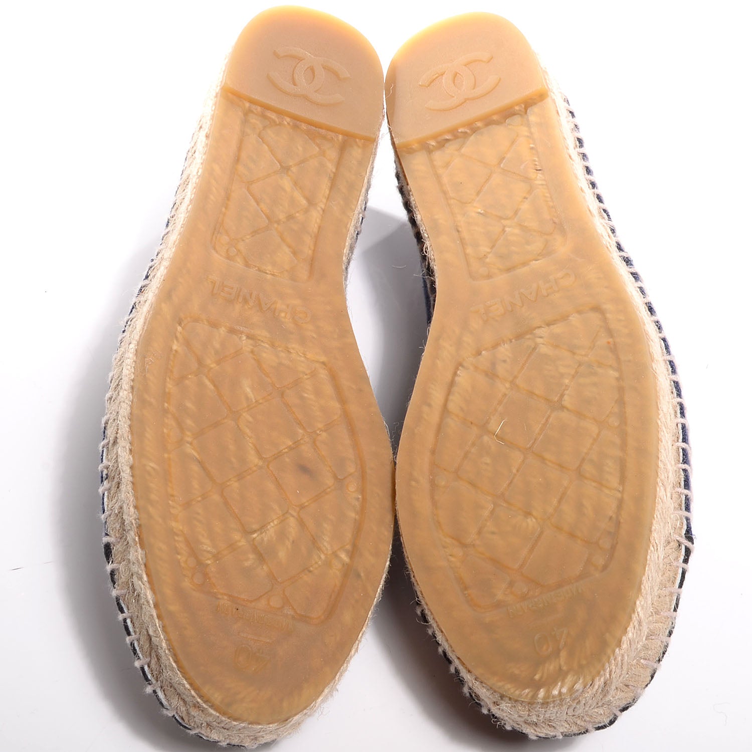 Chanel Canvas Espadrilles 40 Blue Noir 5 of 8