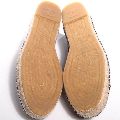 Chanel Canvas Espadrilles 40 Blue Noir 5 of 8