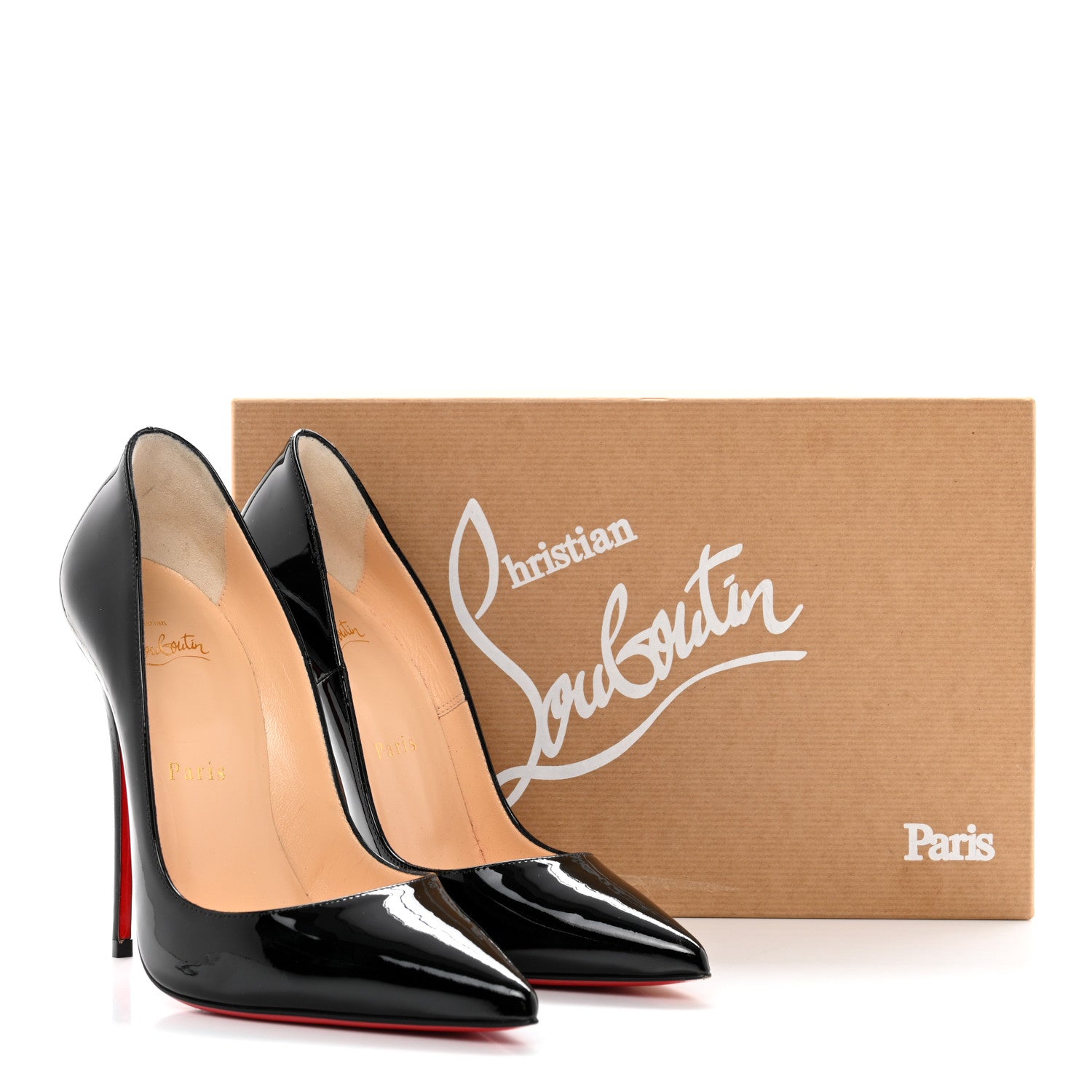 Christian Louboutin Patent So Kate 120 Pumps 37 Black 8 of 8