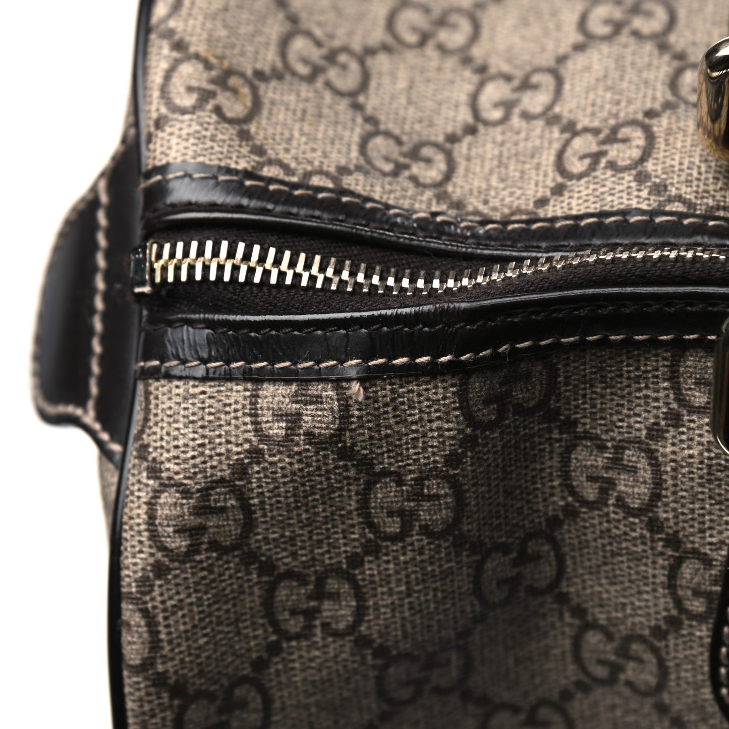 GG Plus Monogram Tattoo Heart Medium Joy Boston Dark Brown