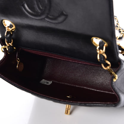 Chanel Lambskin Quilted Mini Square Flap Black 5 of 8