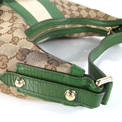 Gucci Monogram Large Horsebit Web Shoulder Bag 6 of 9
