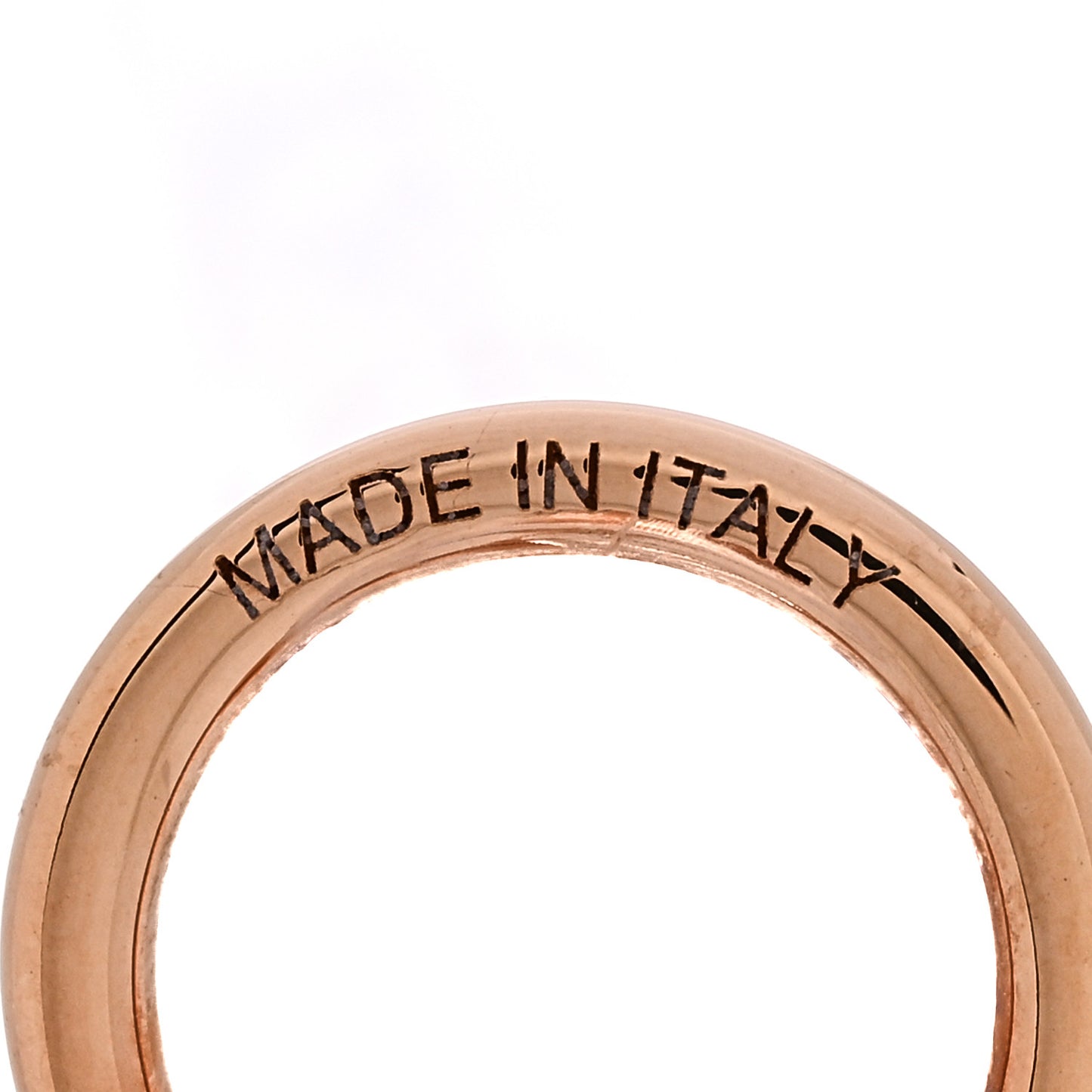 Rose Gold Plated Charms Grelot Twilly Ring