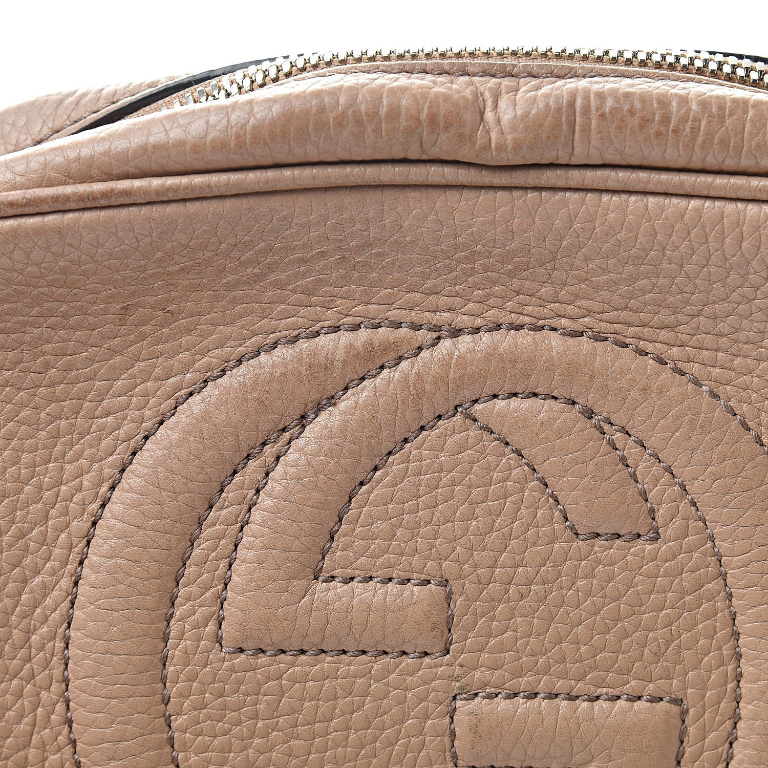 Gucci Pebbled Calfskin Small Soho Disco Bag Rose Beige 22 of 23