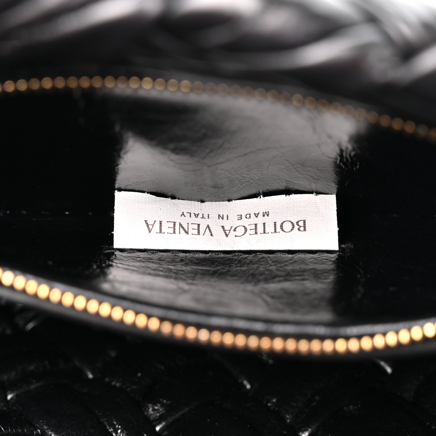 Bottega Veneta Calfskin Foulard Intreccio Kalimero Città Shoulder Bag Black 6 of 10