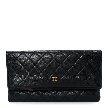 Chanel Caviar Quilted CC Beauty Clutch Black 1 of 10