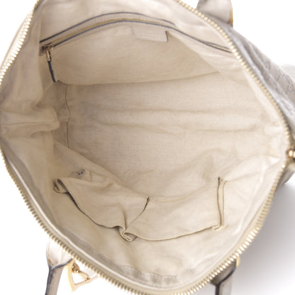 Gucci Guccissima Heart Bit Charm Top Handle Tote White 4 of 9