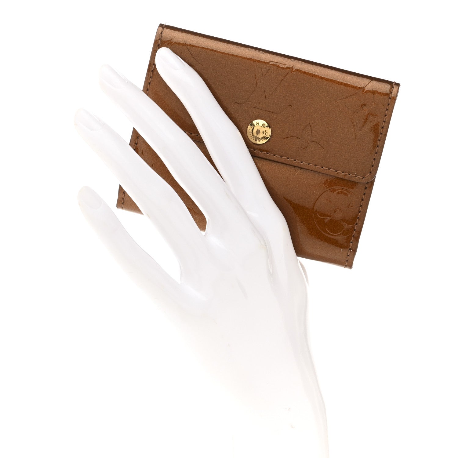 Louis Vuitton Vernis Elise Wallet Bronze 2 of 12