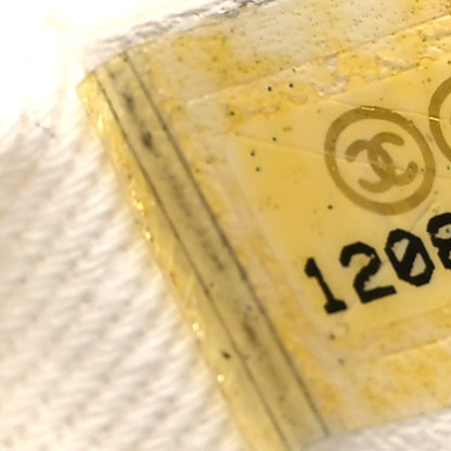 Chanel Caviar Quilted Petit Shopping Tote PST White 7 of 9