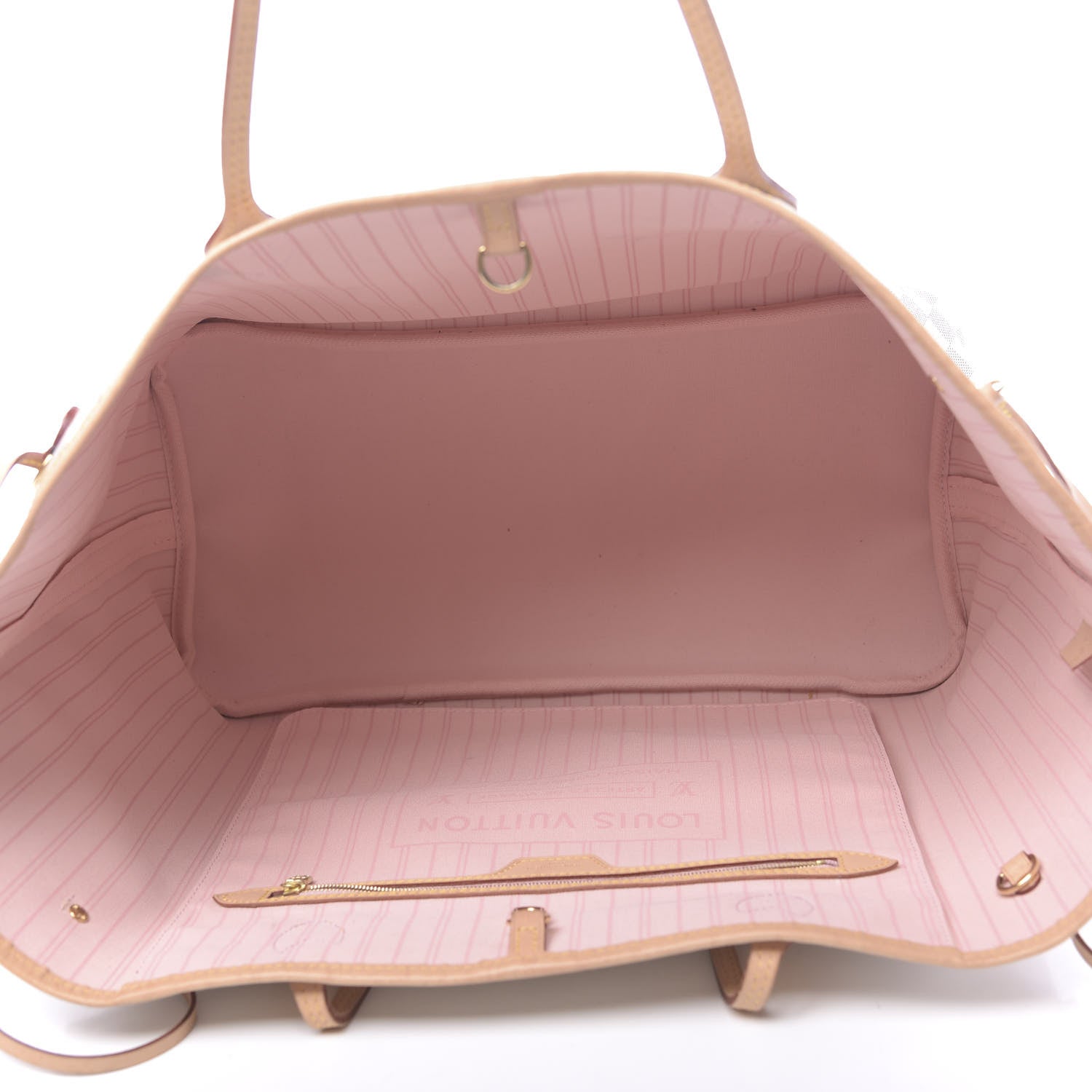 Louis Vuitton Damier Azur Neo Neverfull GM Rose Ballerine 6 of 16