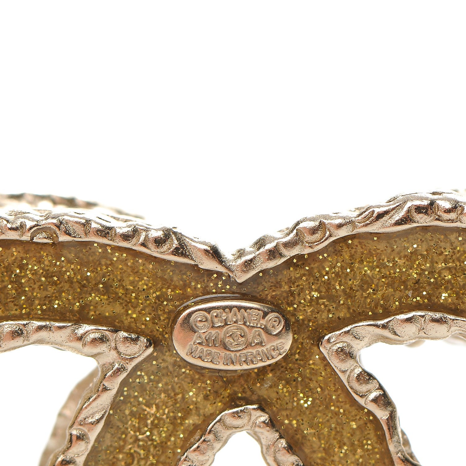 Chanel Pearl CC Brooch Light Gold 6 of 11