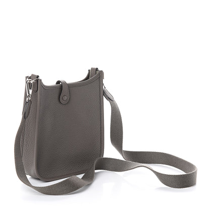 Hermes Taurillon Clemence Evelyne TPM Etain 2 of 8