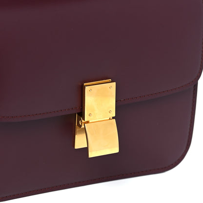 Celine Box Calfskin Teen Classic Box Flap Burgundy 6 of 10