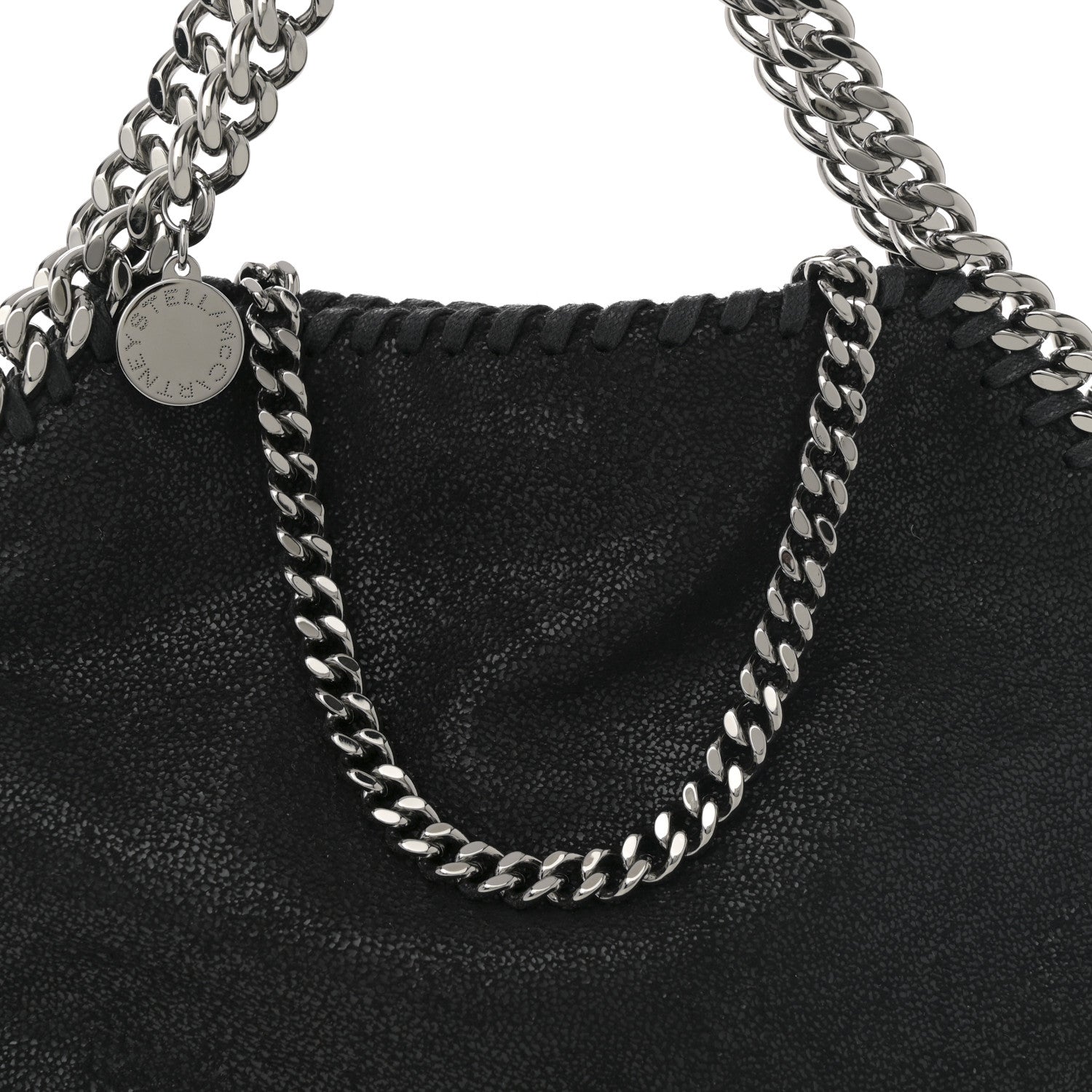 Stella McCartney Shaggy Deer Mini Falabella Tote Black 14 of 19