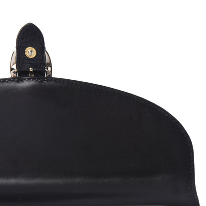 Burberry Grain Calfskin Continental Travel Wallet Black 9 of 9