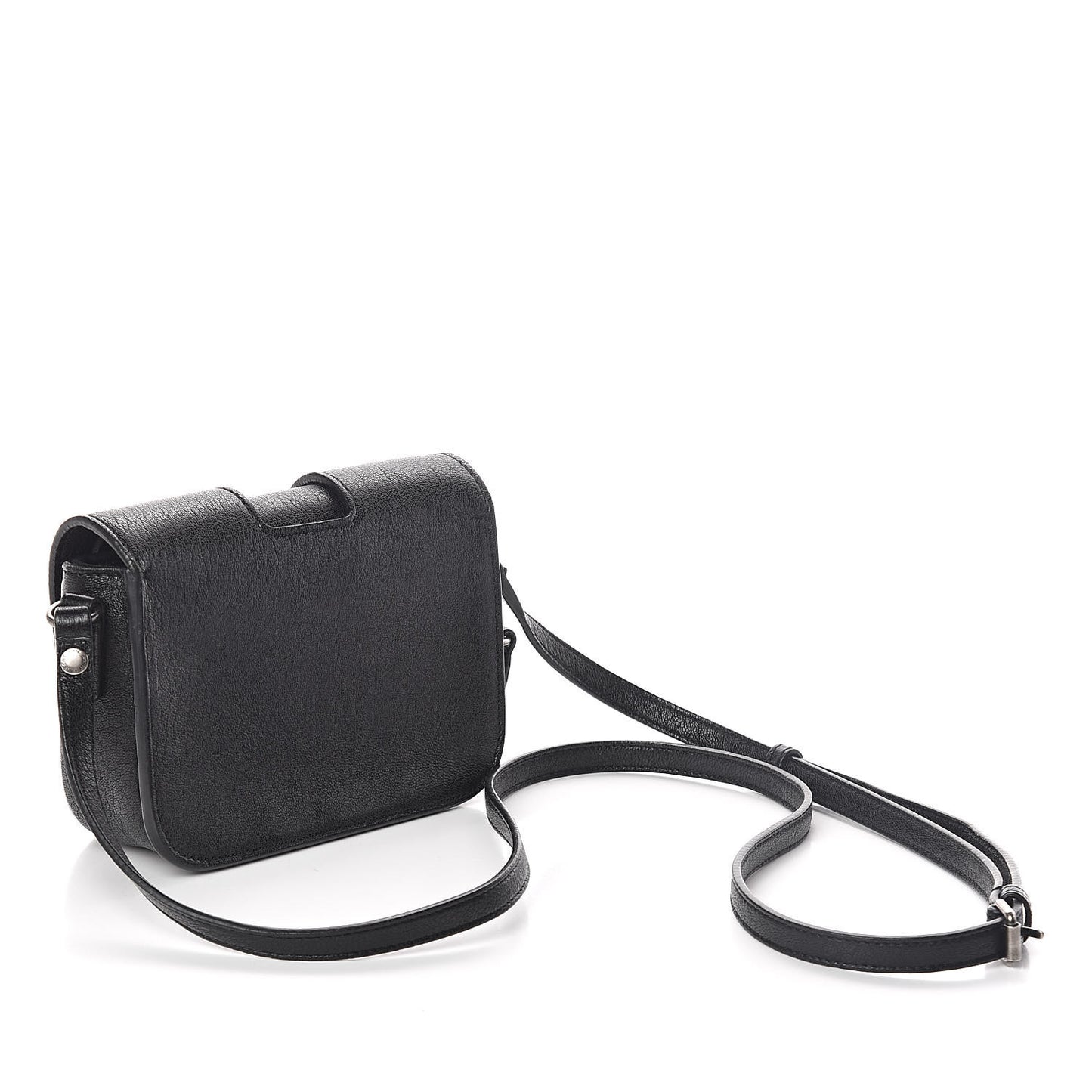 Lambskin Toy Charlotte Messenger Bag Black