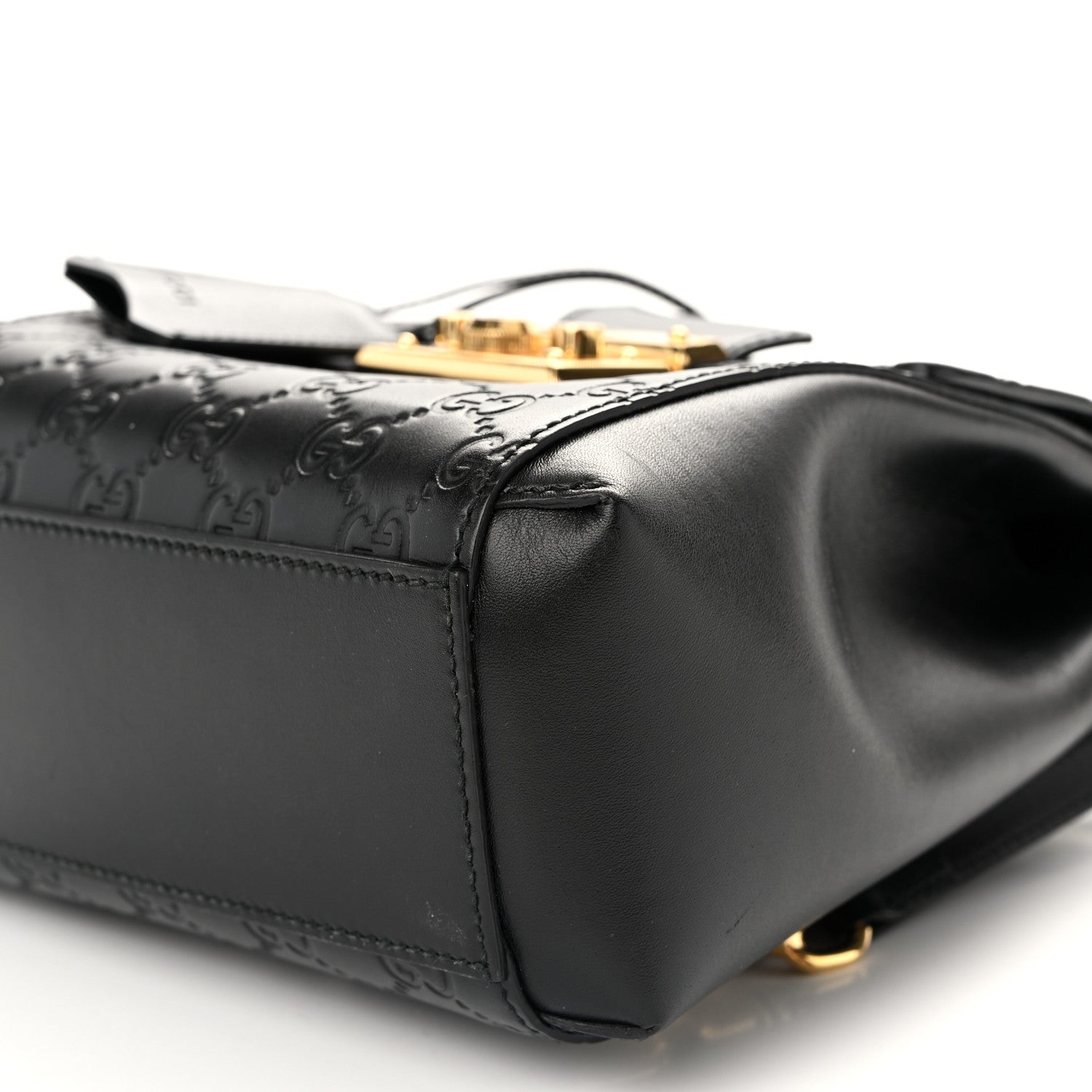 Gucci Guccissima Signature Padlock Backpack Black 10 of 10