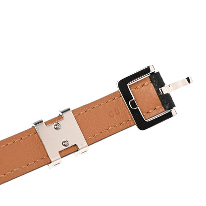 Hermes Epsom 15mm Pop H Belt 80 Black 5 of 7