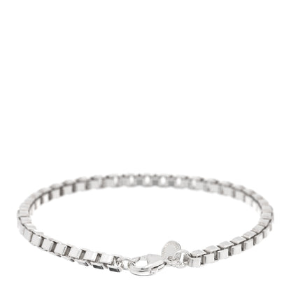 Tiffany Sterling Silver 4mm Venetian Link Bracelet 2 of 4