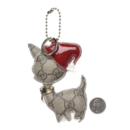 Gucci Monogram Brando Guccioli Holiday Chihuahua Key Charm 2 of 3