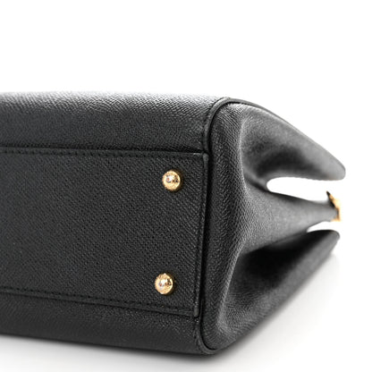 Dolce & Gabbana Dauphine Miss Sicily Shopper Tote Black 10 of 13