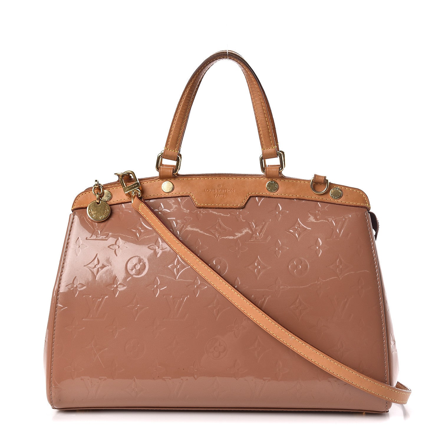 Louis Vuitton Vernis Brea MM Rose Velours 1 of 22