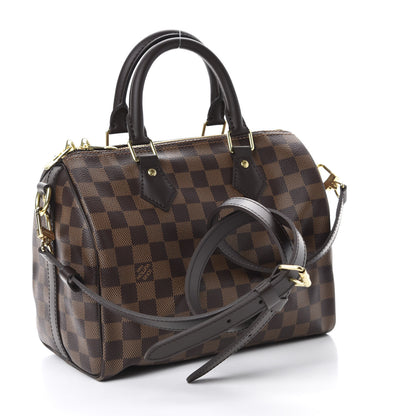 Louis Vuitton Damier Ebene Speedy Bandouliere 25 3 of 10