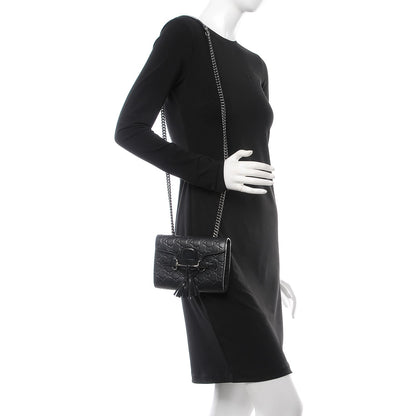 Gucci Guccissima Mini Emily Shoulder Bag Black 2 of 8