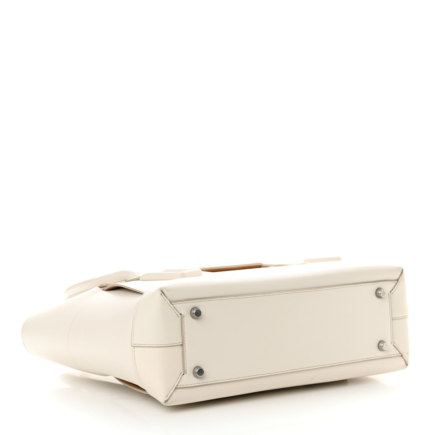 Bottega Veneta Calfskin Maxi Intrecciato Medium Arco White 4 of 17