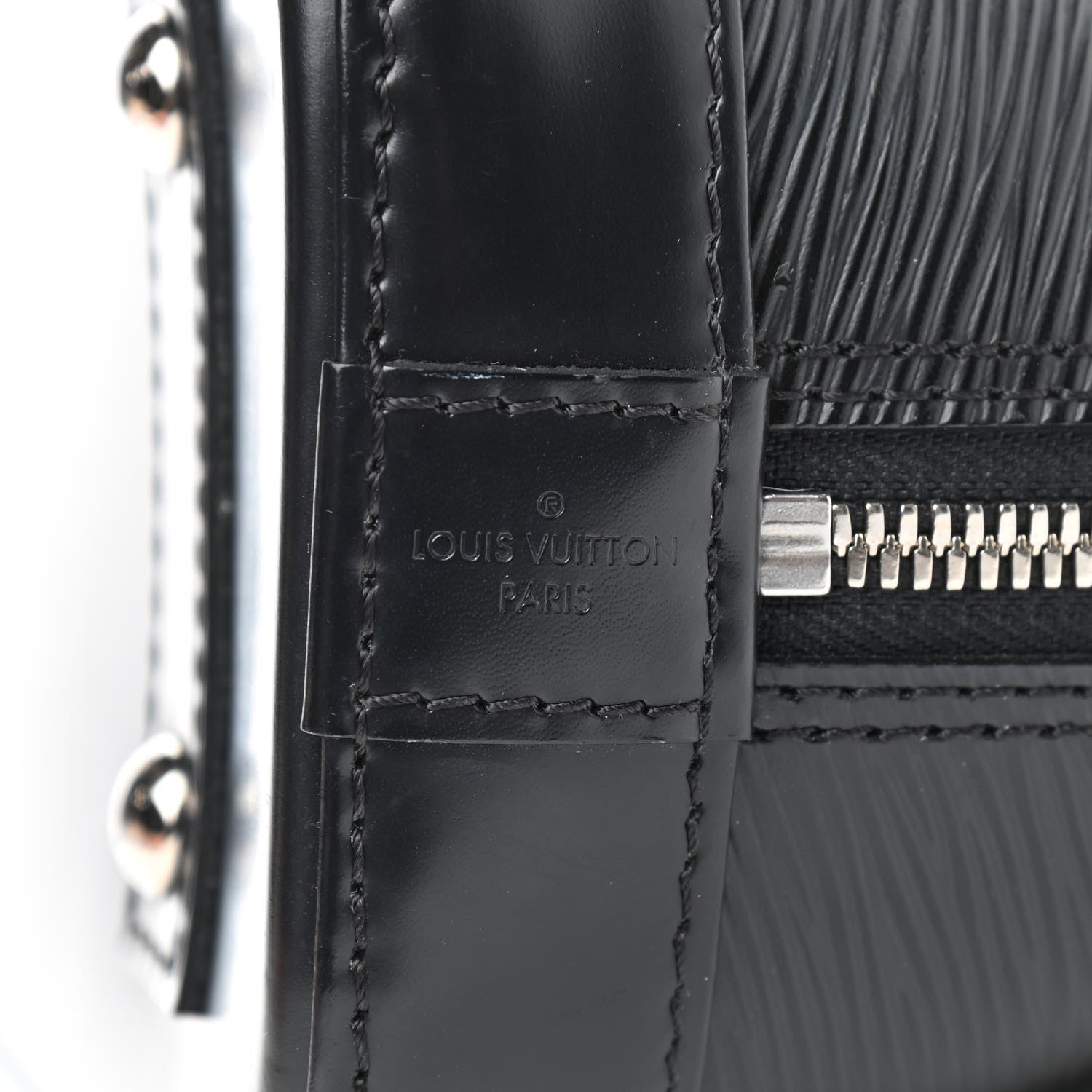 Louis Vuitton Epi Alma BB Black 8 of 10