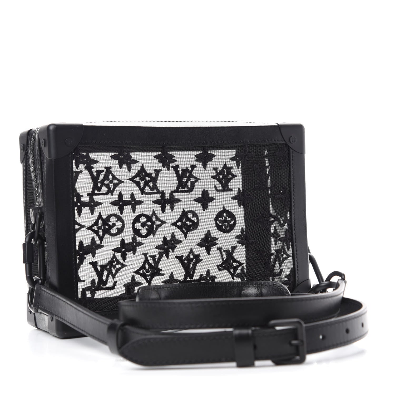 Louis Vuitton Monogram See Through Soft Trunk Black 3 of 10