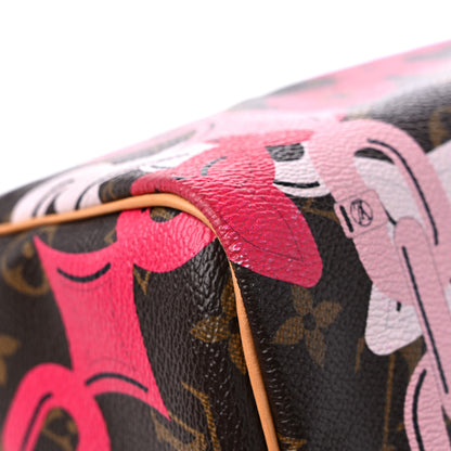 Louis Vuitton Monogram Bay Speedy 30 Rose Ballerine Poppy 10 of 16