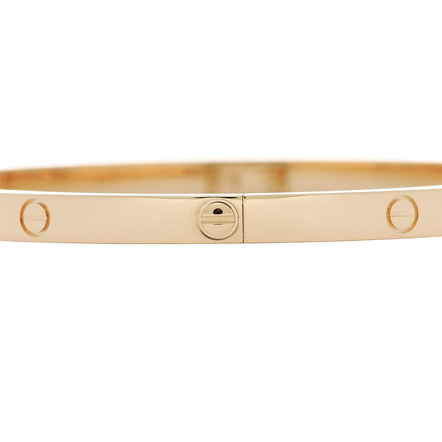 18K Yellow Gold Small LOVE Bracelet 17