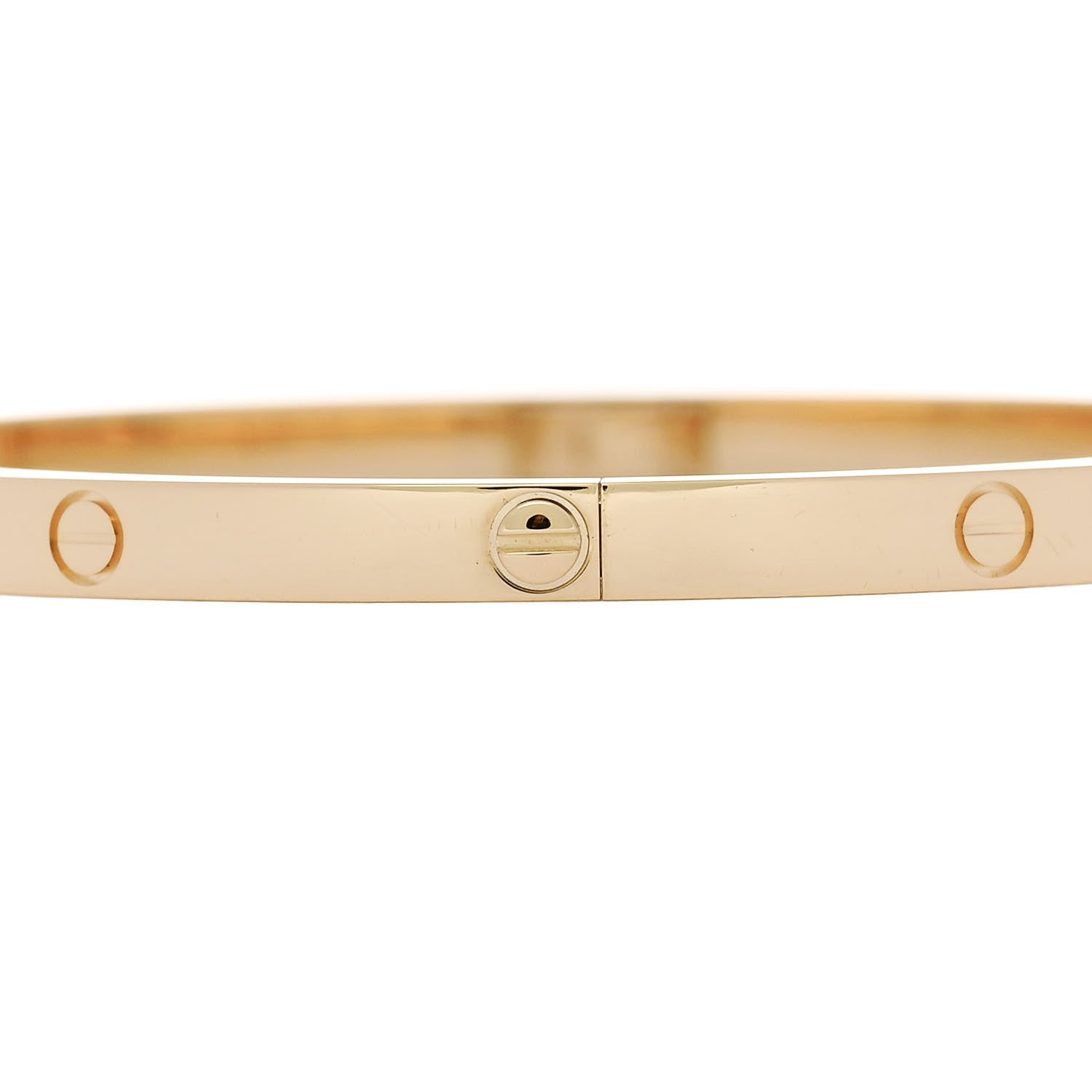 Cartier 18K Yellow Gold Small LOVE Bracelet 17 4 of 8