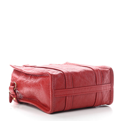Balenciaga Agneau XS Bazar Shopper Tote Rouge Groseille 4 of 9