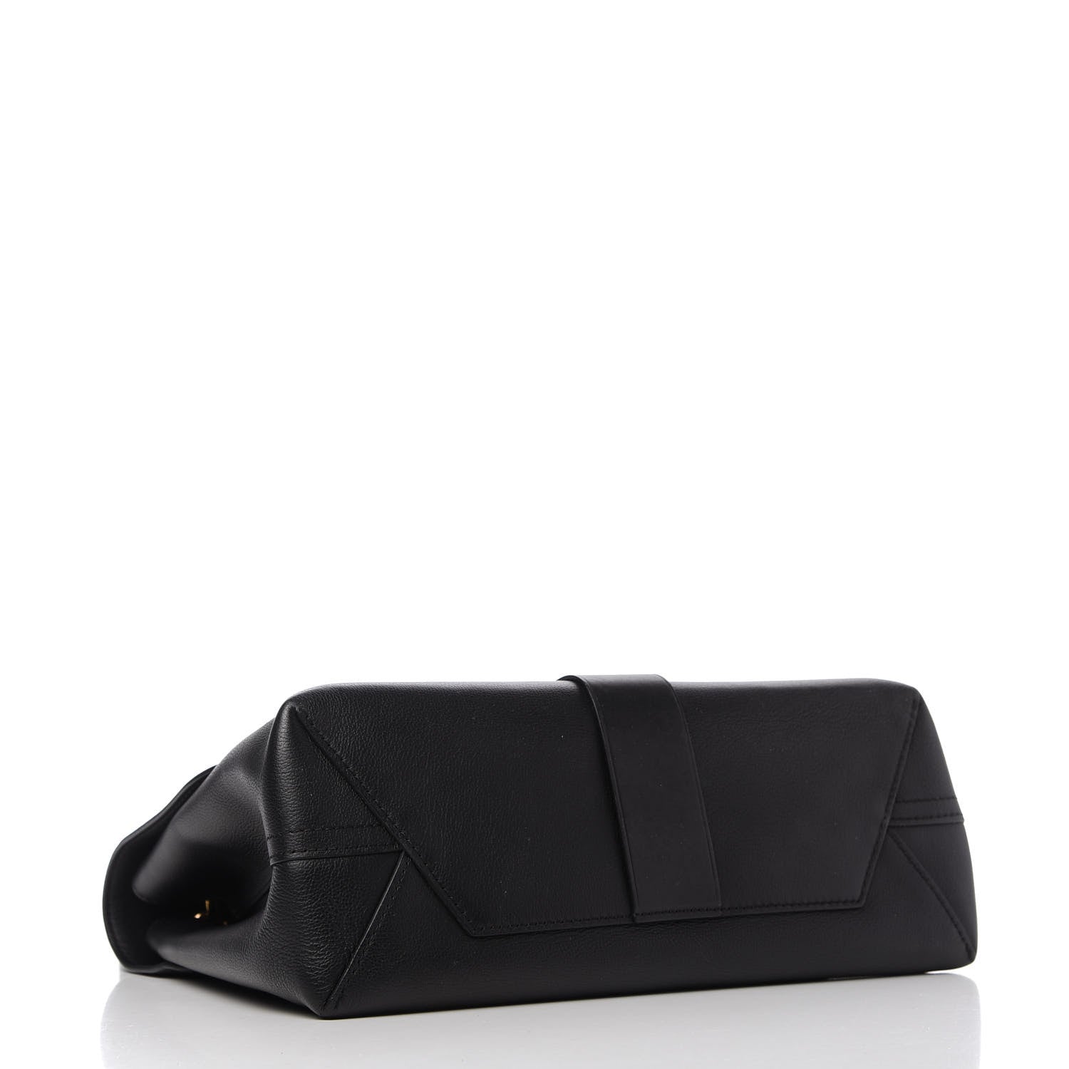 Louis Vuitton Calfskin Monogram Very One Handle Black 4 of 10