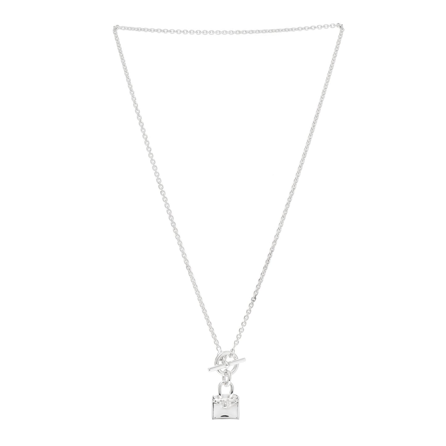 Sterling Silver Birkin Amulette Pendant Necklace