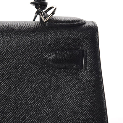 Hermes Epsom Kelly Sellier 28 Black 14 of 36