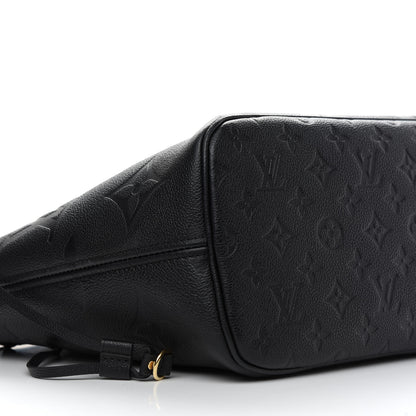 Louis Vuitton Empreinte Monogram Giant Neverfull MM Black 8 of 9