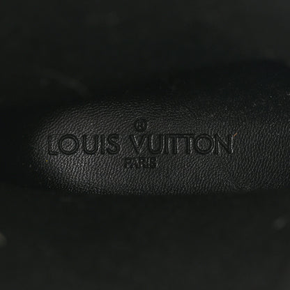 Louis Vuitton Rubber Embossed Monogram Splash Rain Boots 38 Burgundy 6 of 11