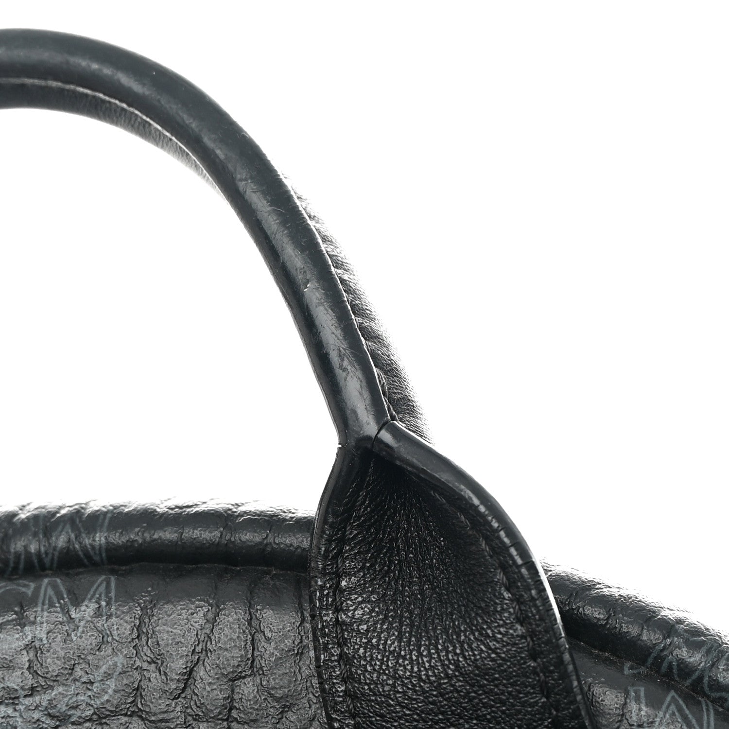 MCM Visetos Studded Medium Stark M Backpack Black 16 of 18