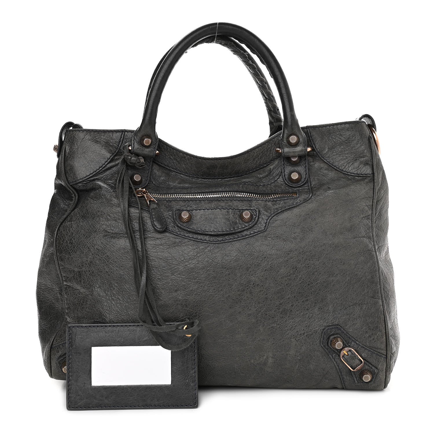 Balenciaga Agneau Giant 12 Rose Gold Hardware Velo Anthracite 1 of 11