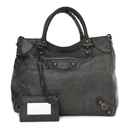 Balenciaga Agneau Giant 12 Rose Gold Hardware Velo Anthracite 1 of 11