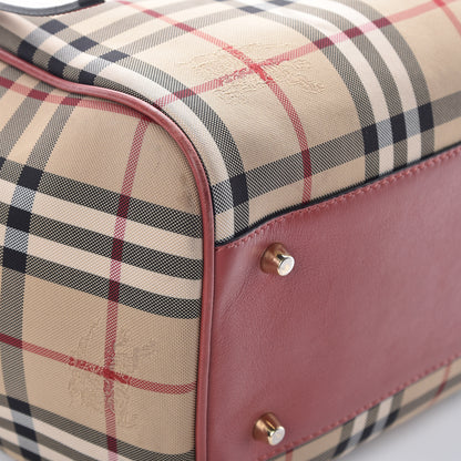 Burberry Horseferry Check Small Canterbury Tote Antique Rose 25 of 28