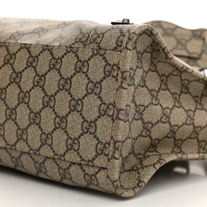 Balenciaga X GUCCI GG Supreme Monogram Neo Classic Silver Hardware City Beige Ebony 10 of 10