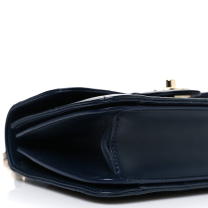 Chanel Calfskin Quilted Small Coco Lady Flap Navy Navy 8 of 10